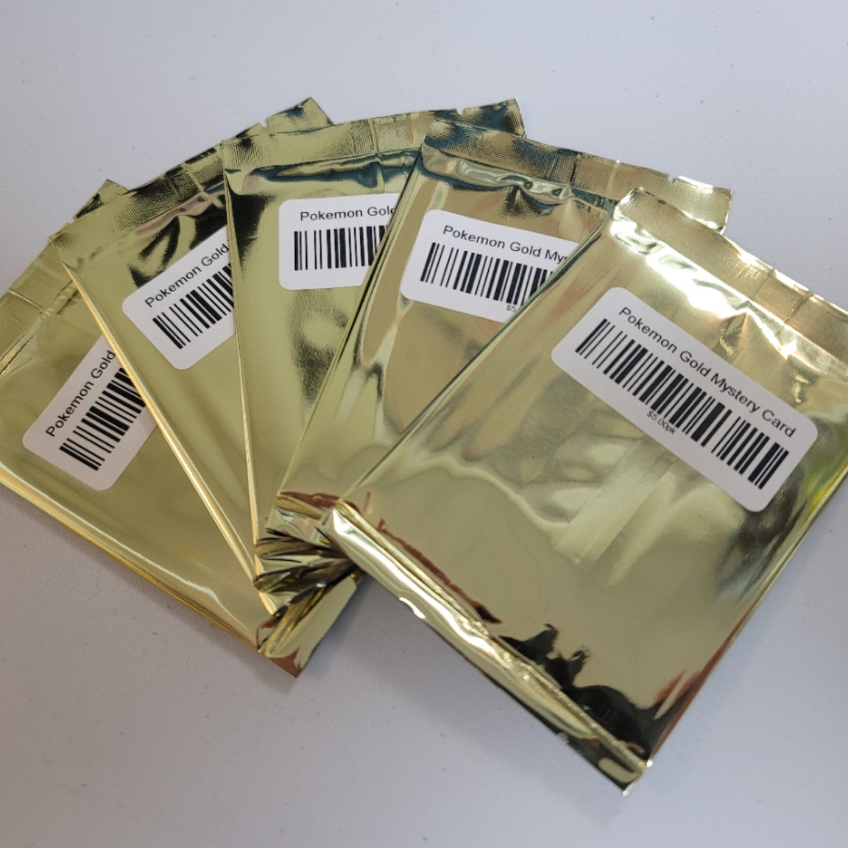 golden pack of pokemon cards 10X Pokémon Booster Packs and Golden Ticket main image 1