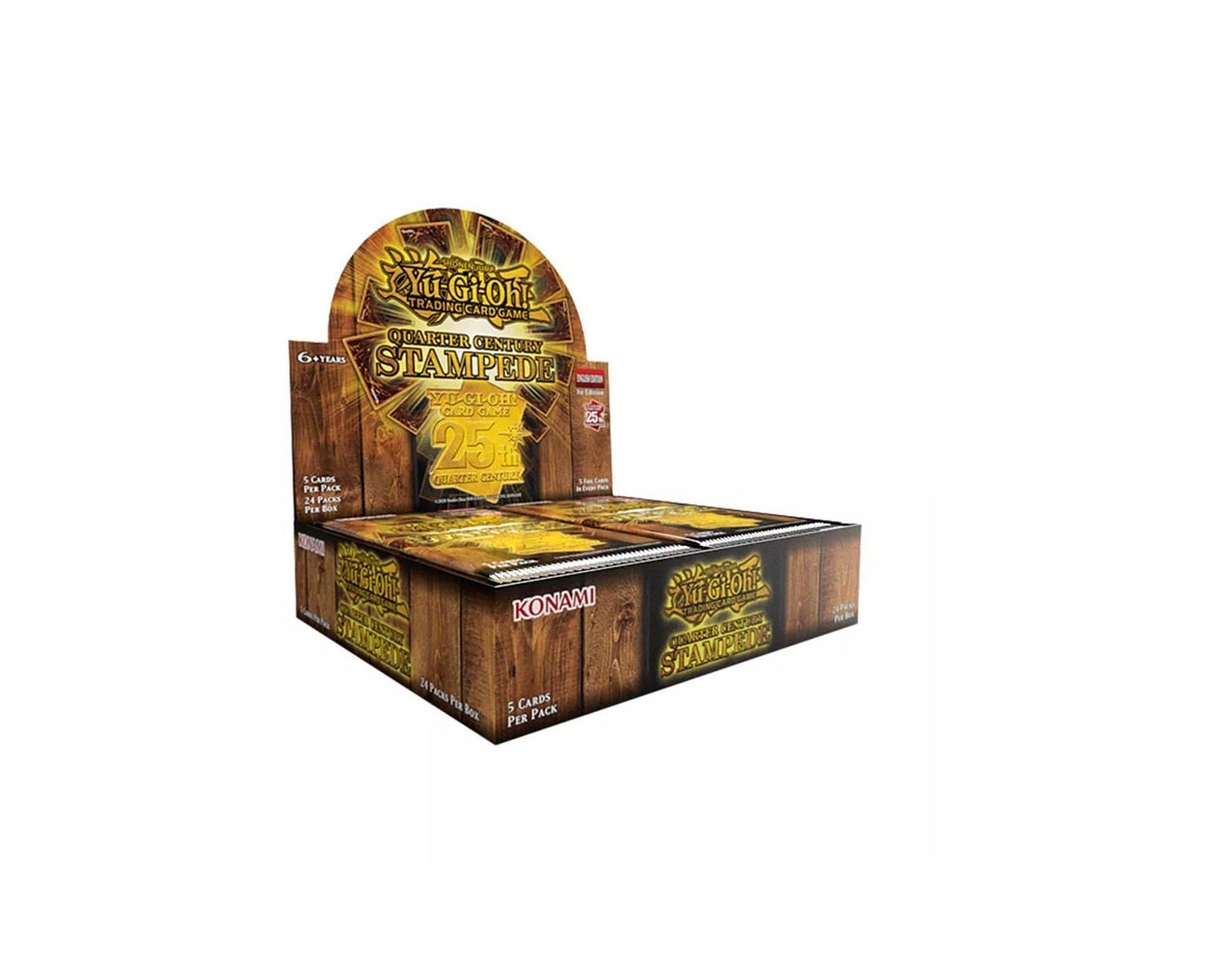 YuGiOh Quarter Century Stampede Booster Box | Maine Vintage Toys