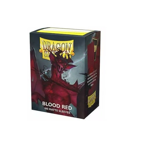Dragon Shield Matte Standard Card Sleeves Blood Red (100 ct) | Maine Vintage  Toys