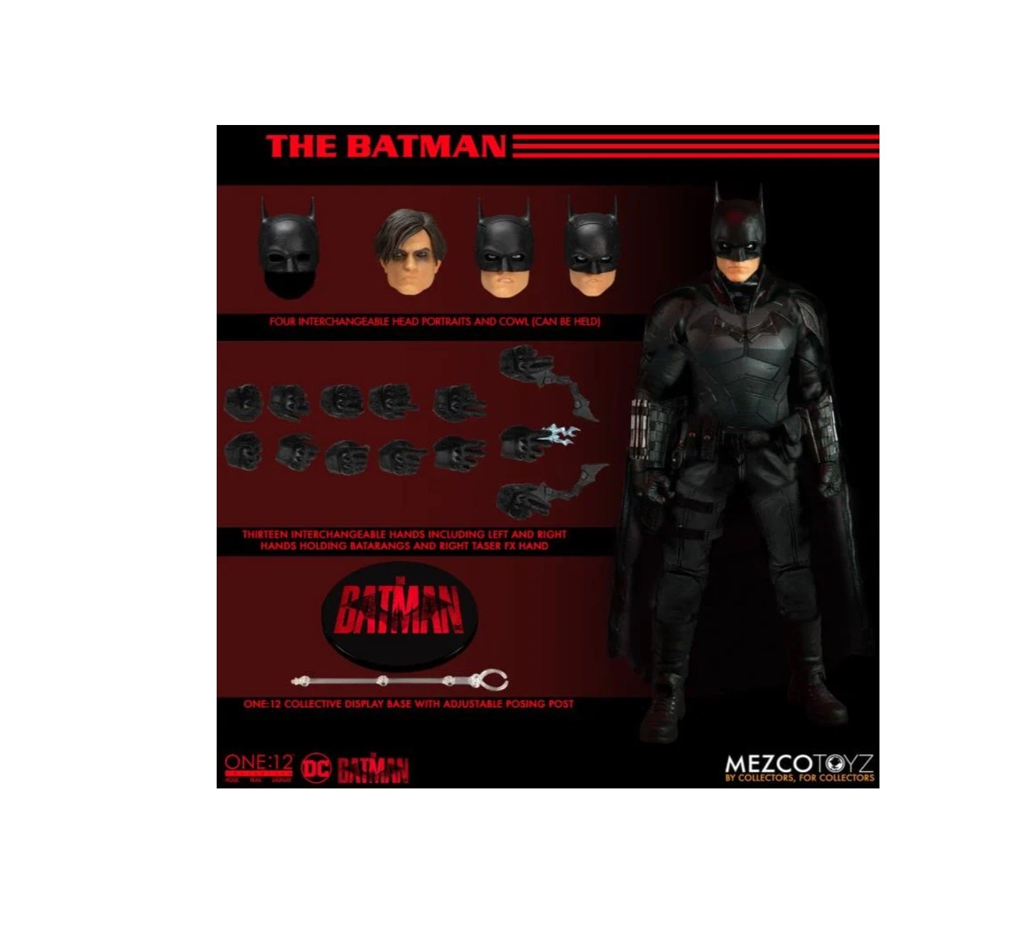 Mezco One-12 Collective The Batman Action Figure | Maine Vintage Toys