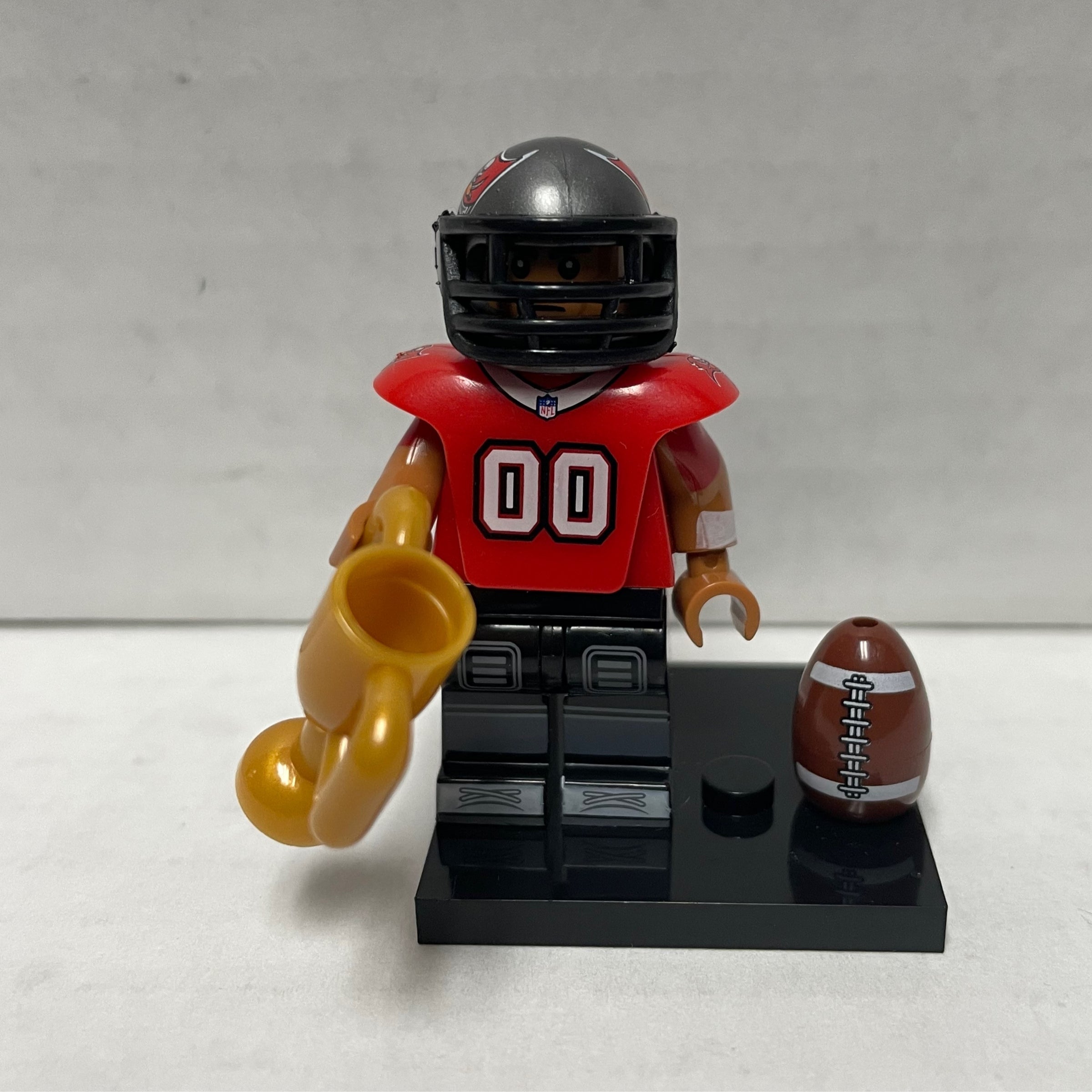 Custom Minifigure Football Tampa Bay Buccaneers