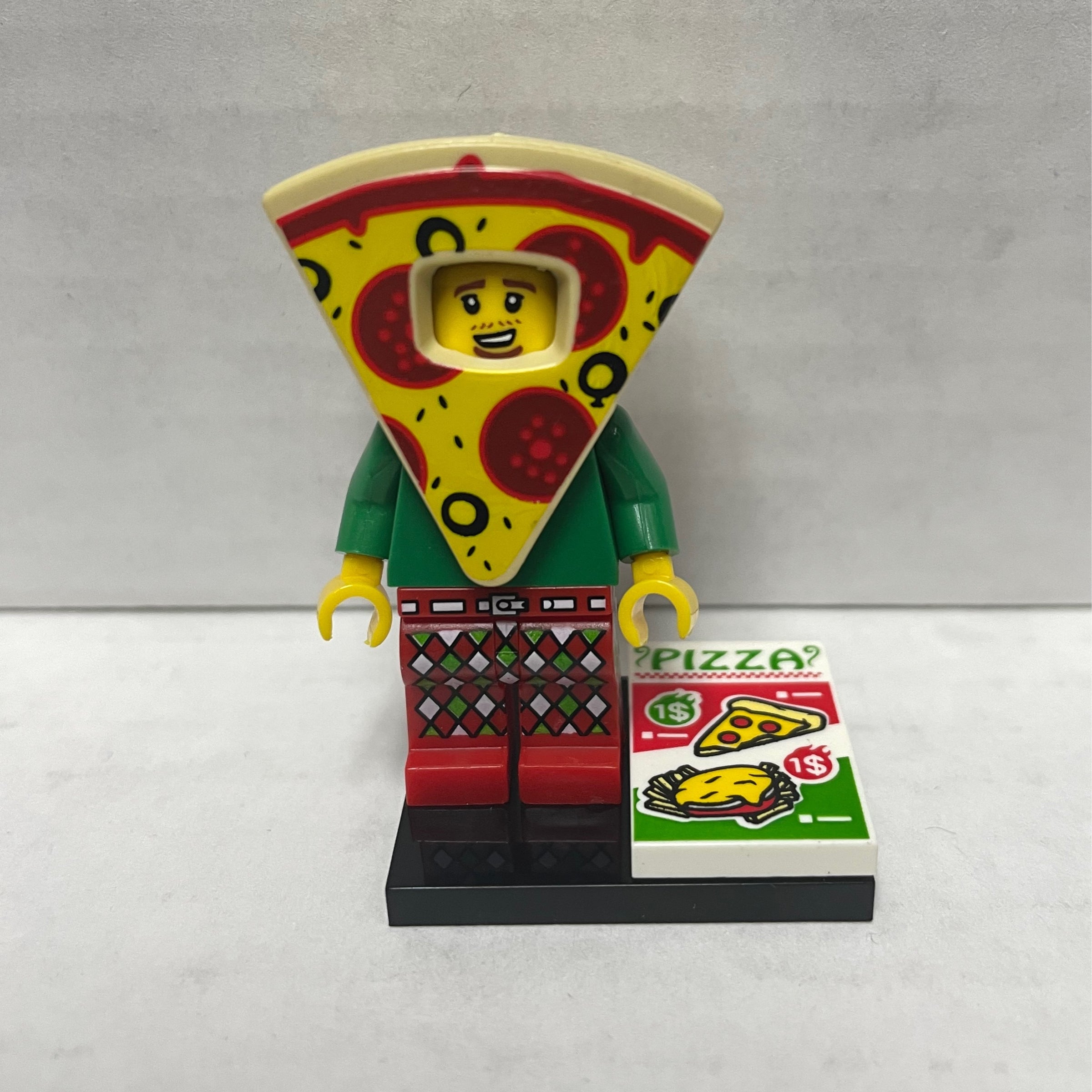 Udvalg nærme sig regnskyl Custom Minifigure Pizza Guy | Maine Vintage Toys