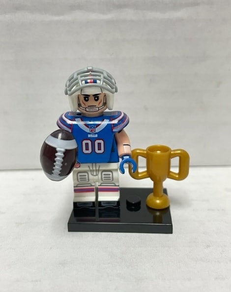 Custom Minifigure Football Buffalo Bills