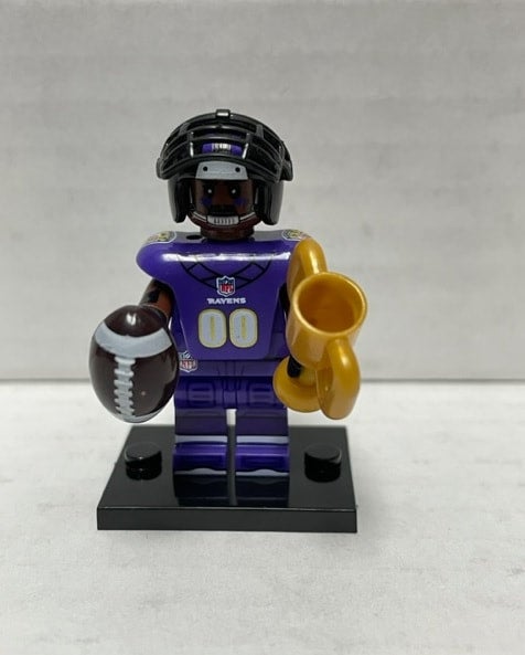 Custom Minifigure Baltimore Ravens