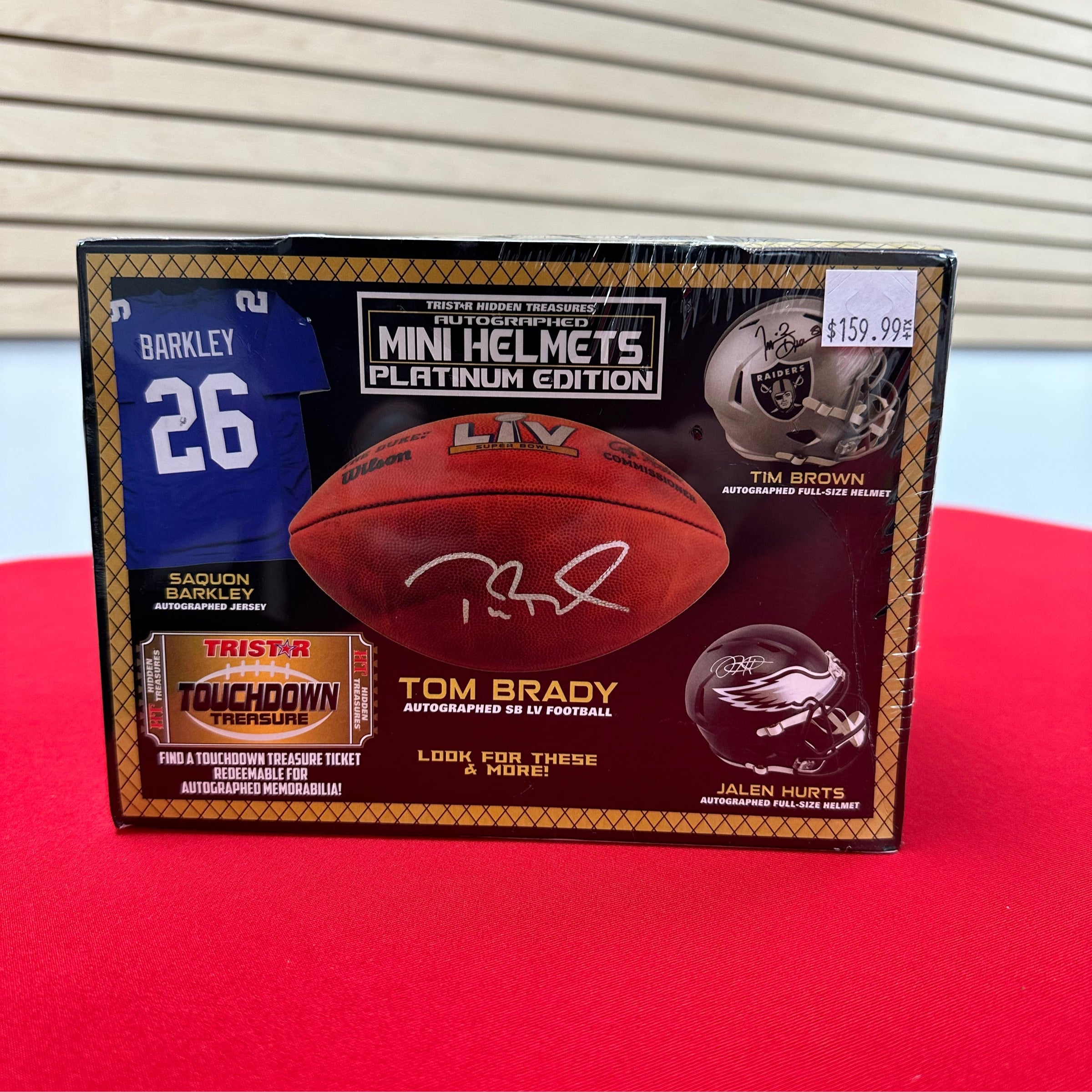 2021 Tristar Hidden Treasures NFL Football Full Size Jerseys 5 Box Case  Break # 2 