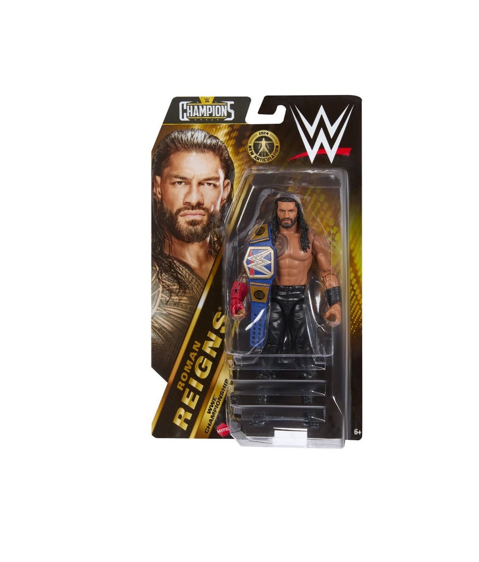 WWE Champions Roman Reigns Action Figure Maine Vintage Toys