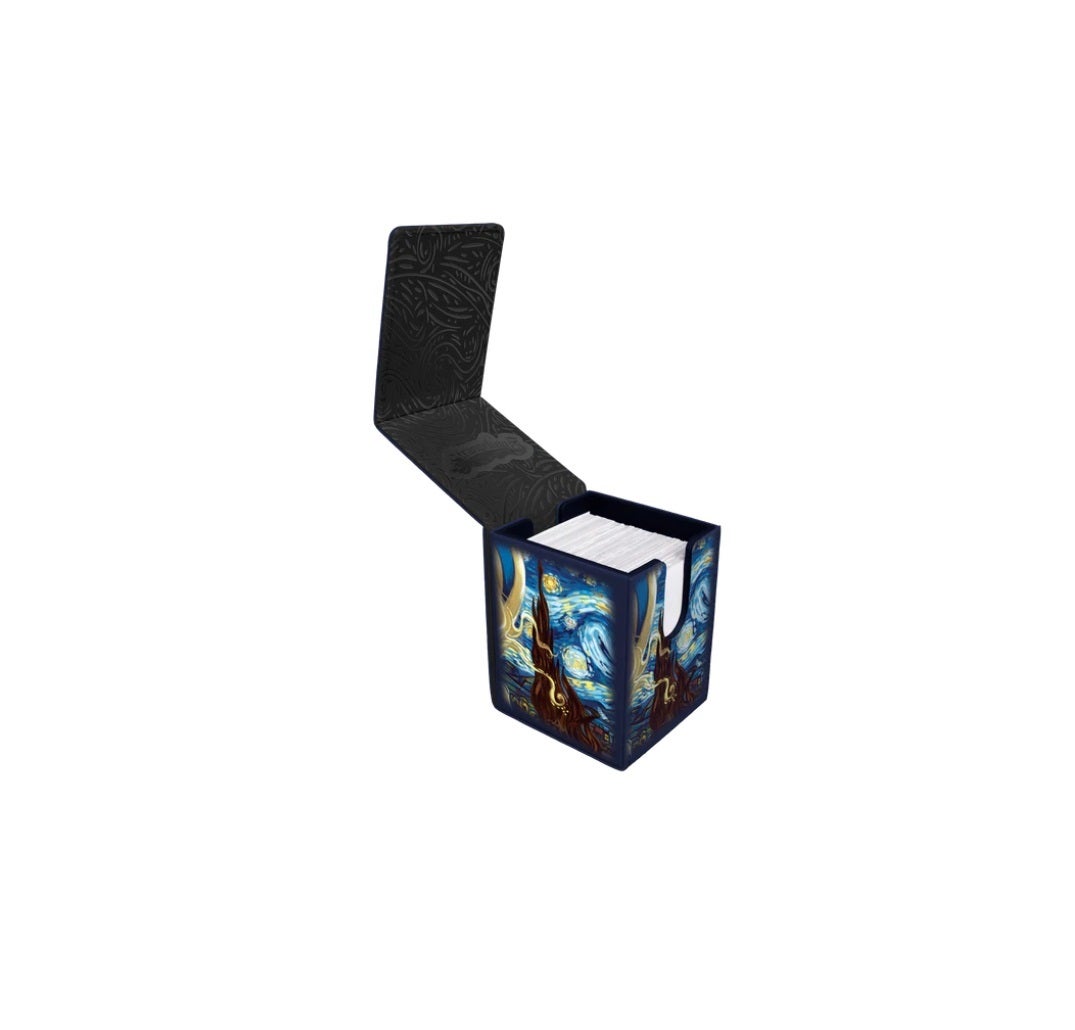 Van Gogh Starry Night 100 Dragon Shield Card Sleeves & Ultra online Pro Alcove Deck Box