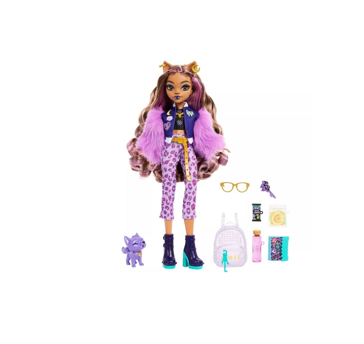 Monster High 2024 Clawdeen Wolf 1st Wave Outfit /Accessories